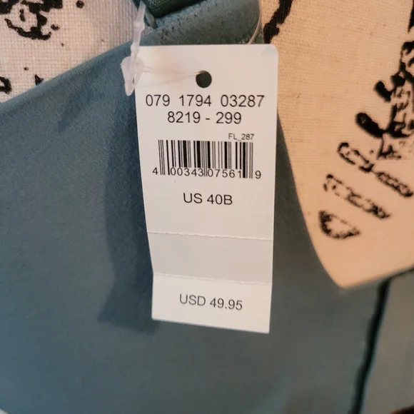 Aerie Real Free Full Coverage Teal Bra, NWT, 40B - Picture 5 of 7